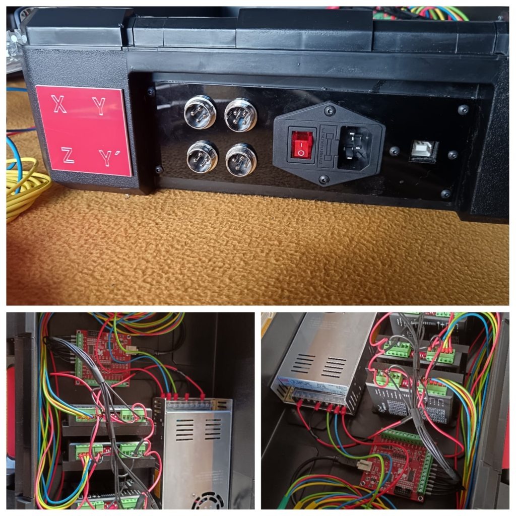 Gabinete de control CNC cableado