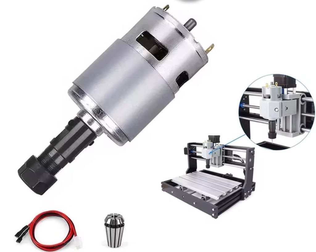 Motor spindle DC con portapinza