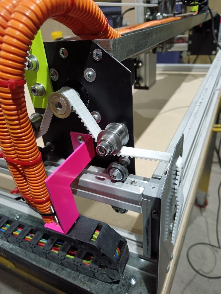 Correas, poleas y transmisión de CNC Router