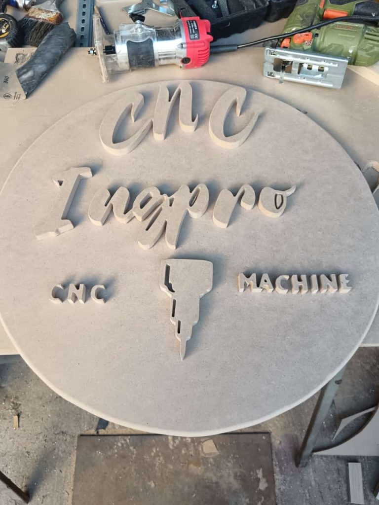 Pieza circular CNC Machine fabricada mediante CNC Router